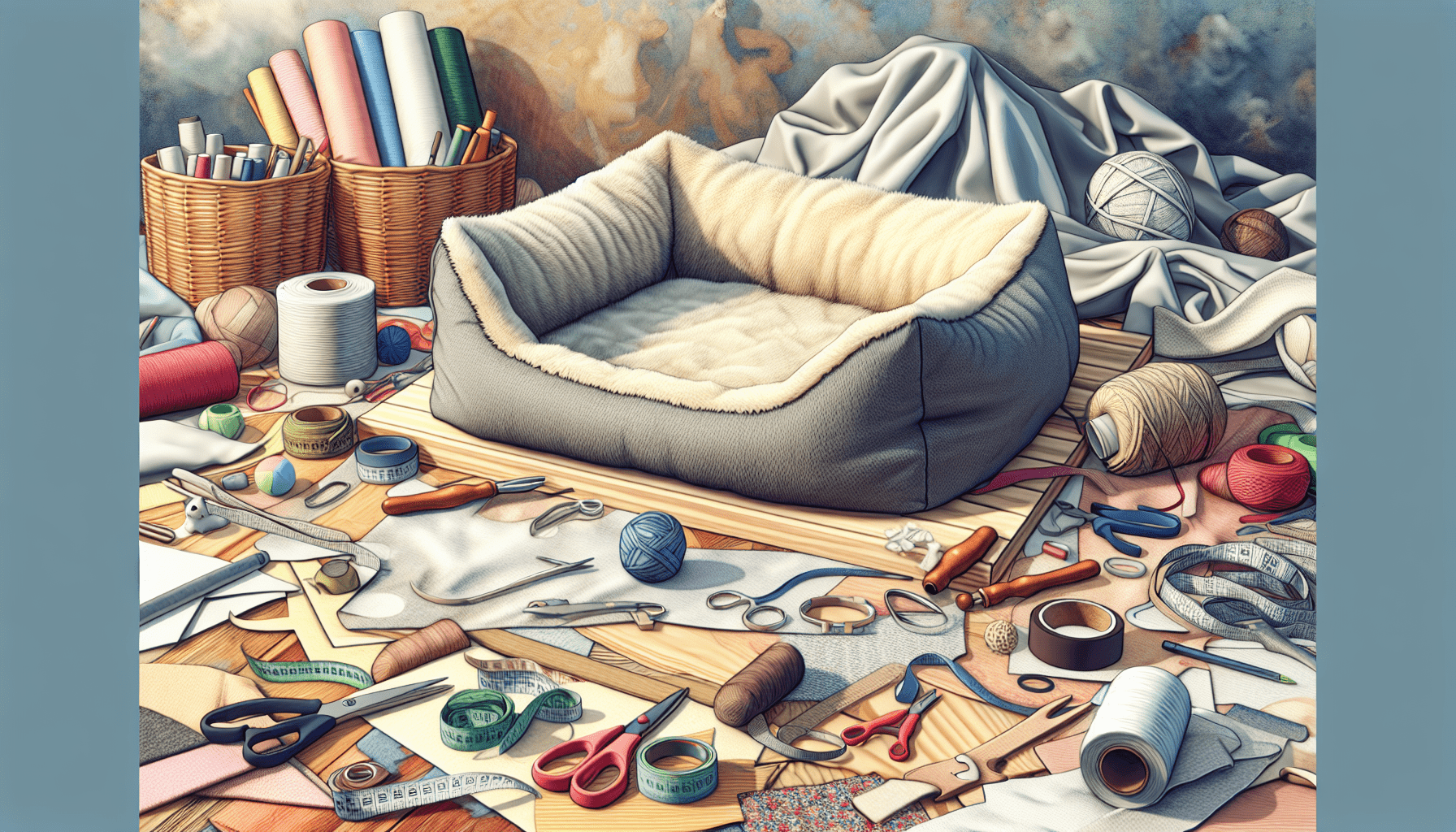 DIY Pet Bed And Furniture Ideas